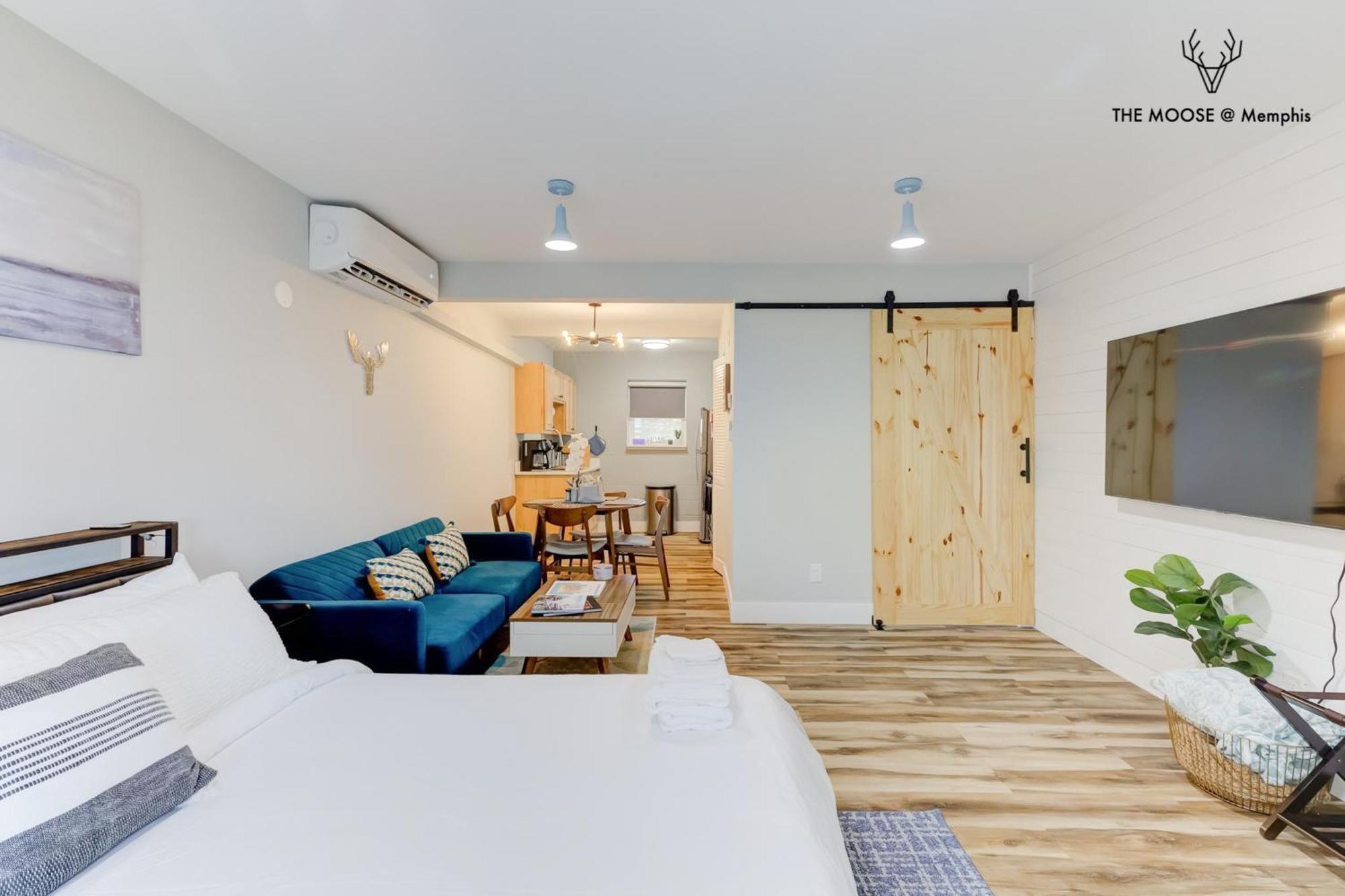 The Moose #11 - Luxe Modern Loft With King Bed, Free Parking & Wi-Fi Apartment Memphis Exterior photo