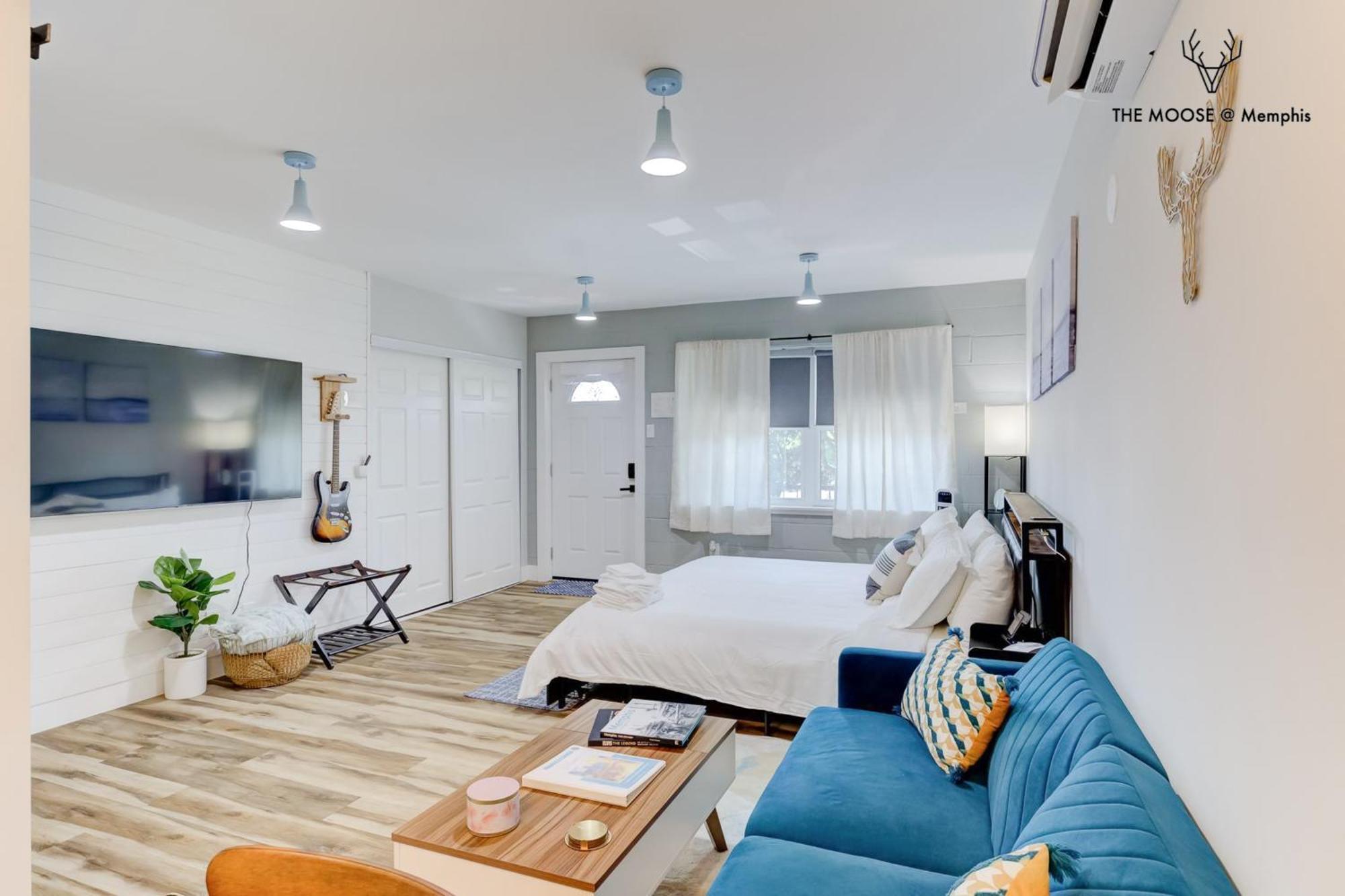 The Moose #11 - Luxe Modern Loft With King Bed, Free Parking & Wi-Fi Apartment Memphis Exterior photo