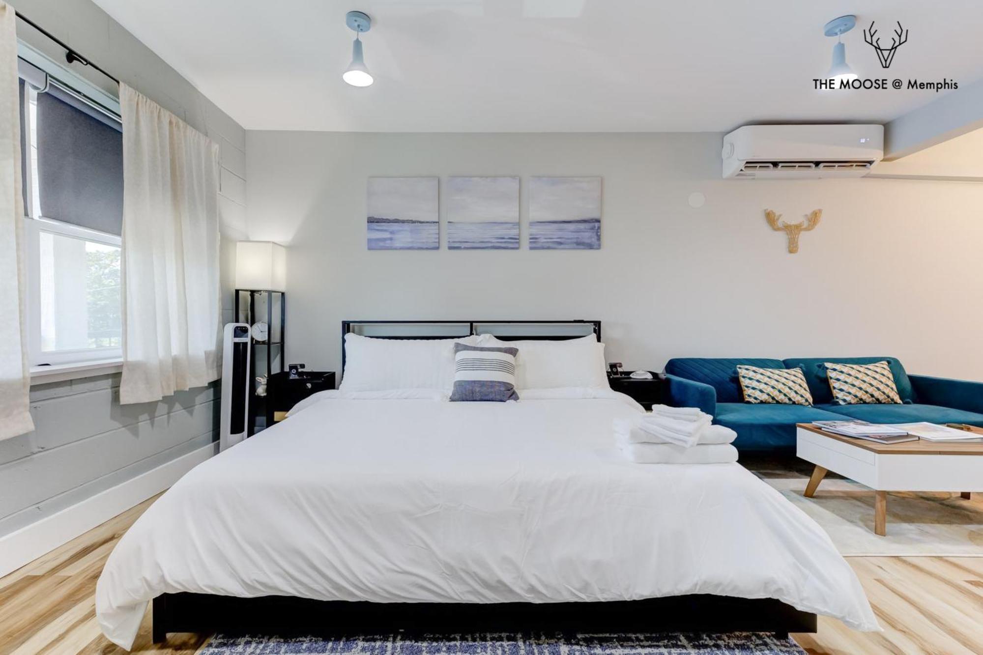 The Moose #11 - Luxe Modern Loft With King Bed, Free Parking & Wi-Fi Apartment Memphis Exterior photo